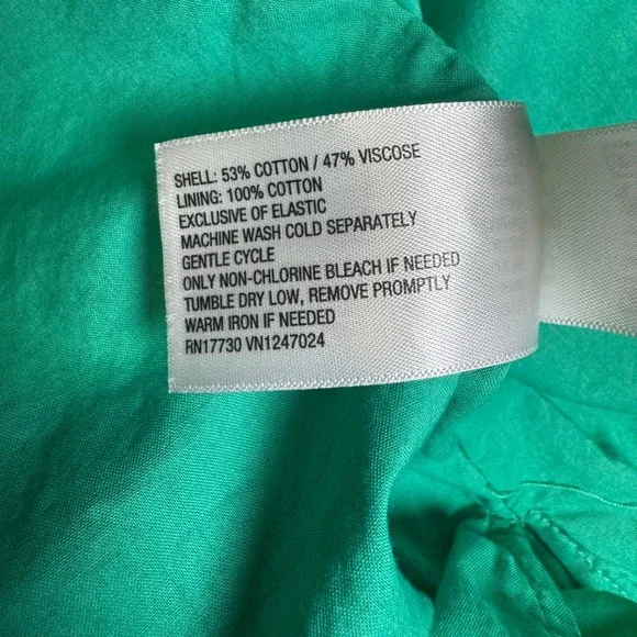 Universal Thread Size L Green Maxi Sundress Ruched Tiered Pocketed Cottagecore - Picture 5 of 8